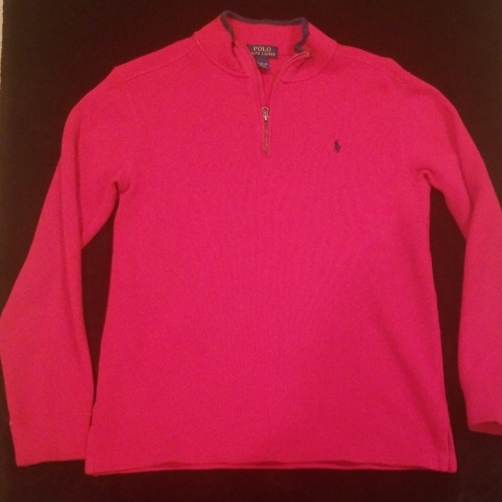 Polo big boys pull over mock turtle neck sweater